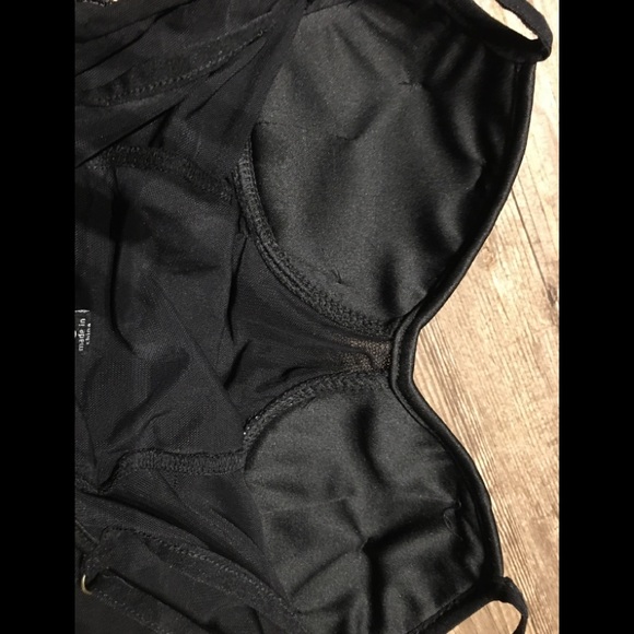 Bombshell Lace Black bodysuit Small Padded SEXY Brami Built in Bra Fashion Nova - Picture 5 of 10